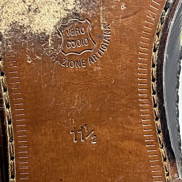 David Eden Horsebit Loafers Men Size 11.5 Brown Leather Comfort Slip On Shoes - Picture 9 of 9